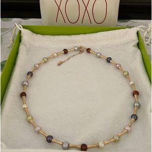 New Pearl necklace with 14k